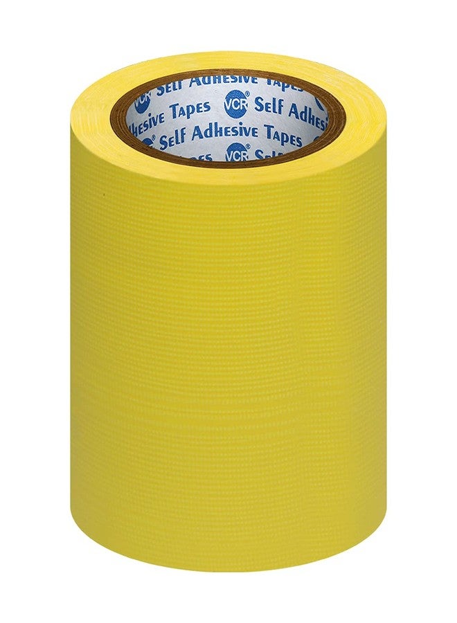 VCR Yellow Duct Tape - 16 Meters in Length 120mm / 5" Width - 1 Roll Per Pack - Strong Book Binding Tape - Waterproof Heavy Duty Duct Tape - Image 1